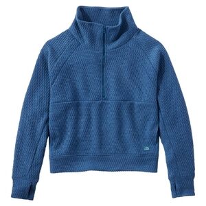 L.L. Bean Blue Women's Crop Top